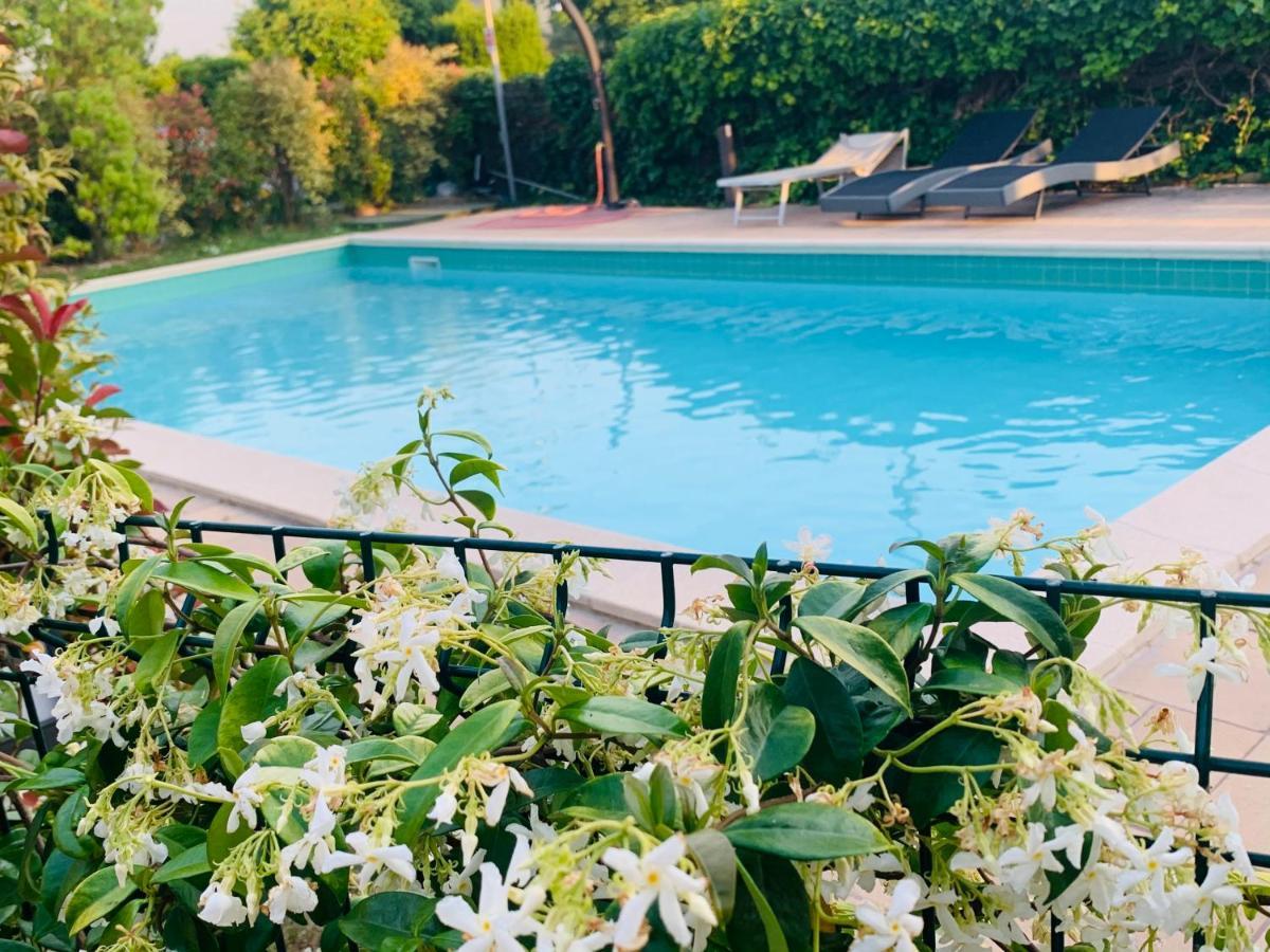 Charming Attic Apartment With Balcony & Swimming Pool Desenzano del Garda Bagian luar foto